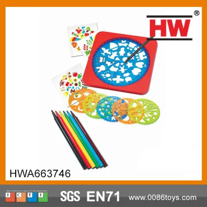 High Quality Kids Art Plastic Drawing Stencil