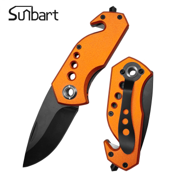 OEM Folding Knife with 3CR13 Steel Blade and Aluminum Handle