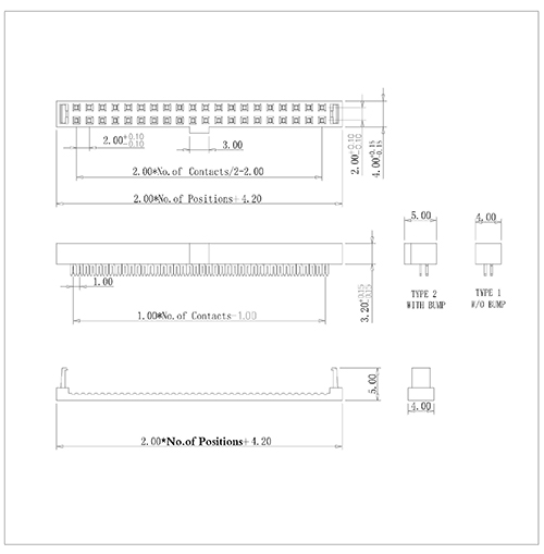 FCCS01 2.00mm IDC Socket S-Type