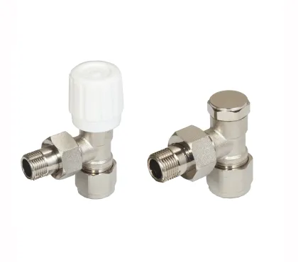 High-Quality Brass Nickel Plated HVAC System Manual Radiator Valve Kit