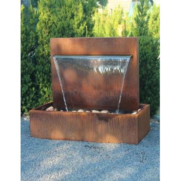 Outdoor Water Feature Corten Steel Garden Water Feature