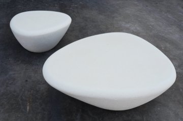 Sedia da esterno a colore solido a forma personalizzabile