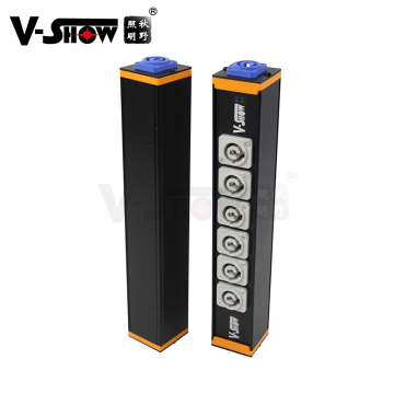 6 Port Powercon Power Box - Aluminum Material Power Distribution for Stage