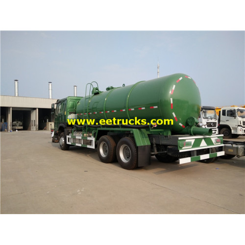 20m3 Sinotruk Sewage Sludge Suction Trucks