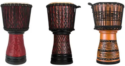 Professional African Drum Instruments: Focus on Djembe Percussion
