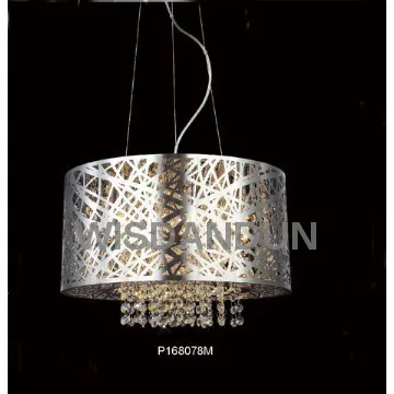 Chrome Clear Crystal Pendant Light Fixtures for living Room