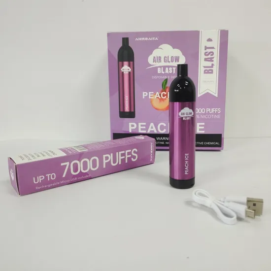 OEM Logo Glowing Vape Pen Rechargeable 5 Colors
