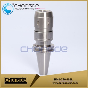 حاملات أداة الخراطة باستخدام الحاسب الآلي SK40-C20-105L Type Power Chuck