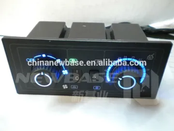 Bus climate control panel/Roof-mounted air conditioning units