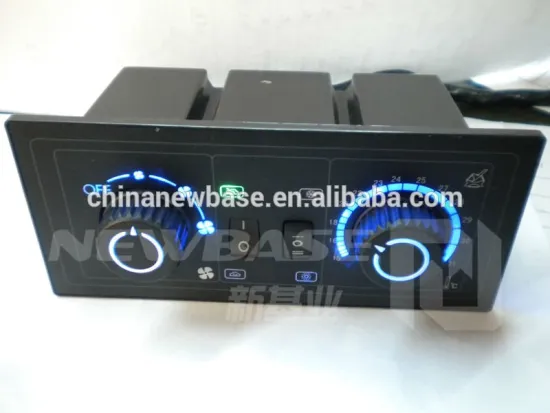 Bus climate control panel/Roof-mounted air conditioning units