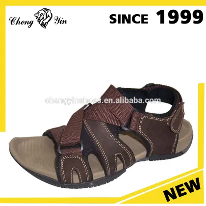 Factory Direct Sale Rubber Outsole Greek Genuine Leather Funny Sandals