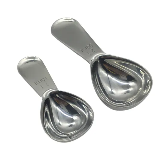 Set of 2 piece Stainless Steel Measuring Spoons