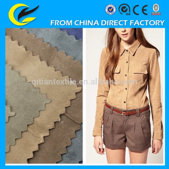 Wholesale polyester micro suede fabric for Sofa,home textile,bag,coat,shoes,etc low price