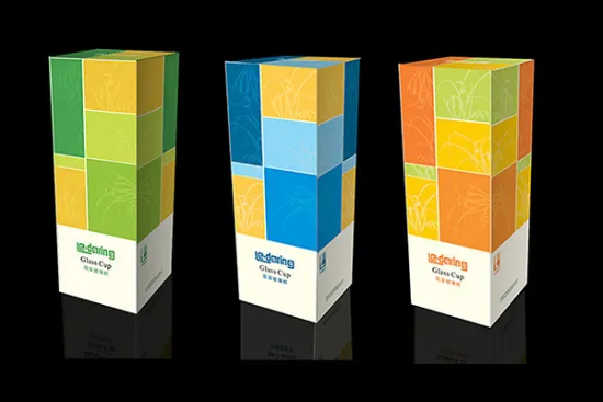 custom fancy printed recycle paper box packaging