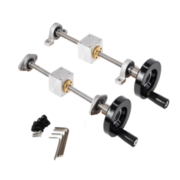 Set sekrup tipe T: sekrup stainless steel T8, diameter 8mm dengan mur dan roda tangan (vertikal &amp; horizontal)