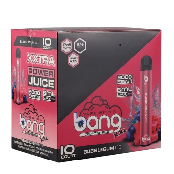 Pluma Vape Desechable Bang XXL 2000 Puffs