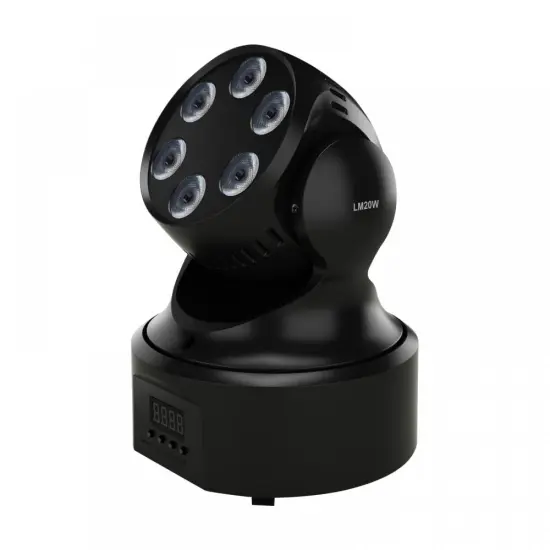 DMX512 Auto Sound Master-slave Led stage light 6*8W RGBW 4IN1 Rate power 50W moving head wash lights