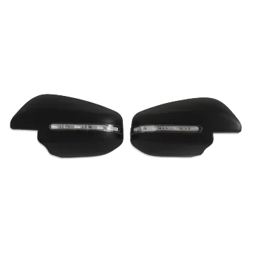 Black Door Mirror Side Review Cover With LED for Toyota Fortuner (2020-2023)
