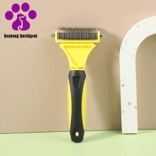 পশম জট প্রতিরোধ করার জন্য কোমল পোষা গিঁট চিরুনি