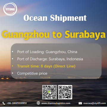 Sea Shipment from Guangzhou to Surabaya