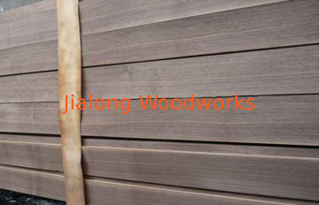 0.5mm Natural Walnut Sliced Cut Wood Veneer For Cabinets