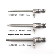 تروكار مغناطيسي قابلة لإعادة الاستخدام بالمنظار مع السلامة