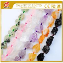 Natural Raw Rough Gemstone Crystal Beads no polished