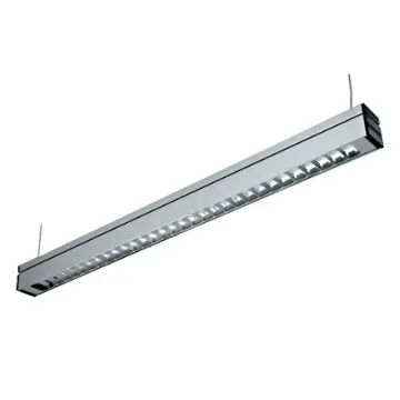 Suspended louver light fittings T5 2X28W