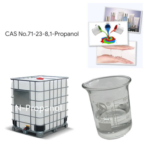 99.5% Purity N-Propanol 1-Propanol Solvent C3H8O CAS 71-23-8