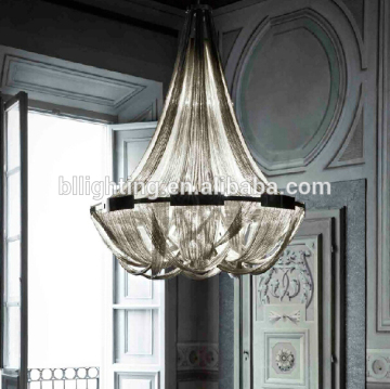 Modern home use aluminum chain atlantis chandelier