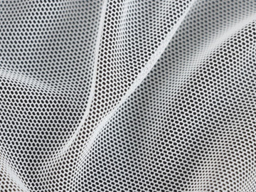 Elastic Polyester Spandex Blended Mesh Fabric
