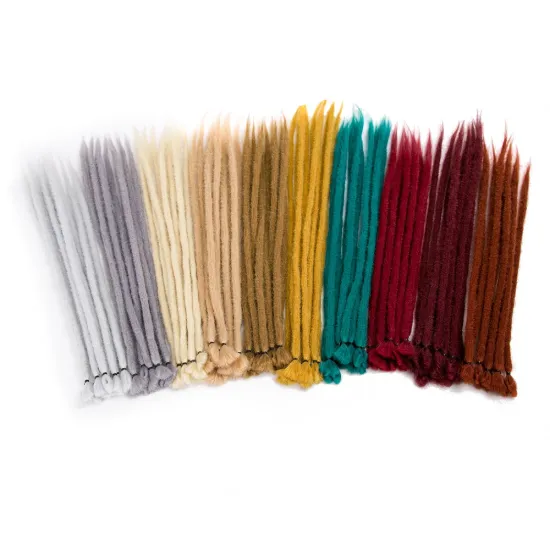 Soft Dreadlocks Crochet Braids Jumbo Dread Hairstyle Ombre Color Synthetic Faux Locs Braiding Hair Extensions