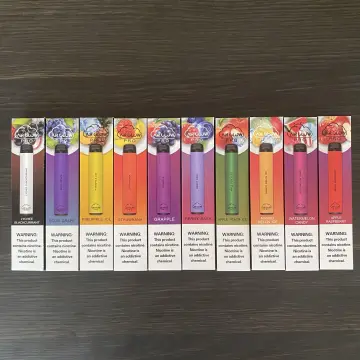 6.5ml Juice E Liquid 1600 Puffs Oval Disposable Vape Pen