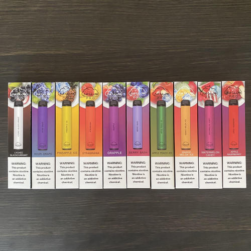 6.5ml Juice E Liquid 1600 Puffs Oval Disposable Vape Pen