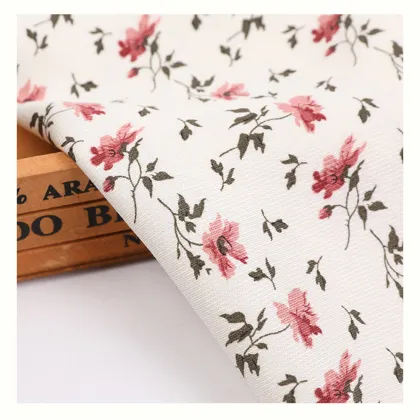 Breathable Lightweight Rayon Modal Twill Printed Fabric - 100% Viscose