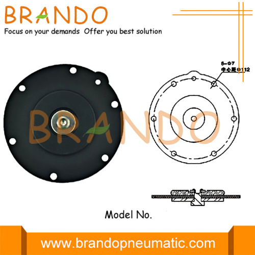 K4502 M2162 K4504 M2187 1-1/2 &#39;&#39; Βαλίδες διαφράγματος