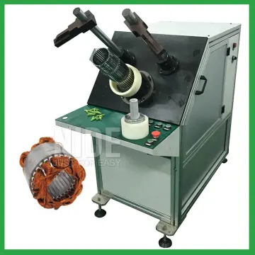 Economic type induction motor stator coil insertion machine