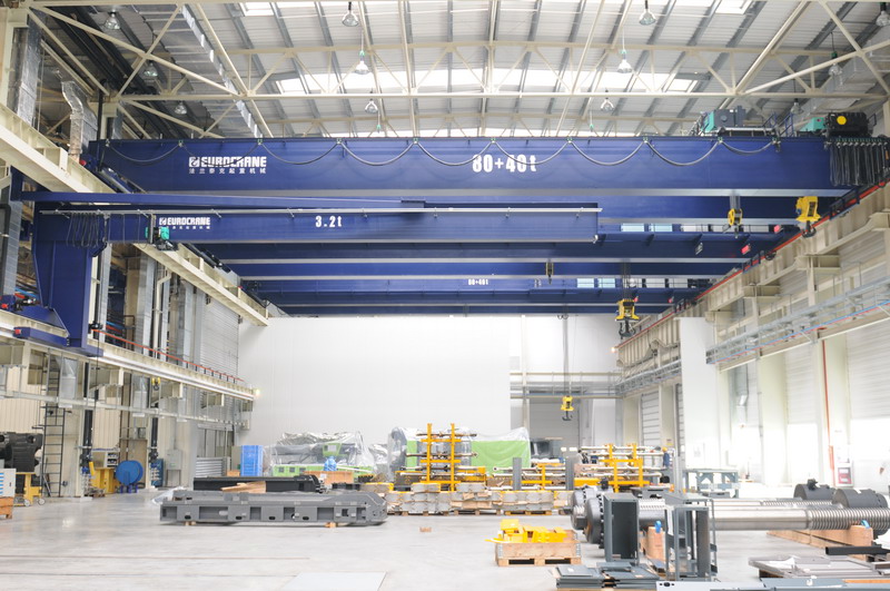 80+40t Double Girder Overhead Crane