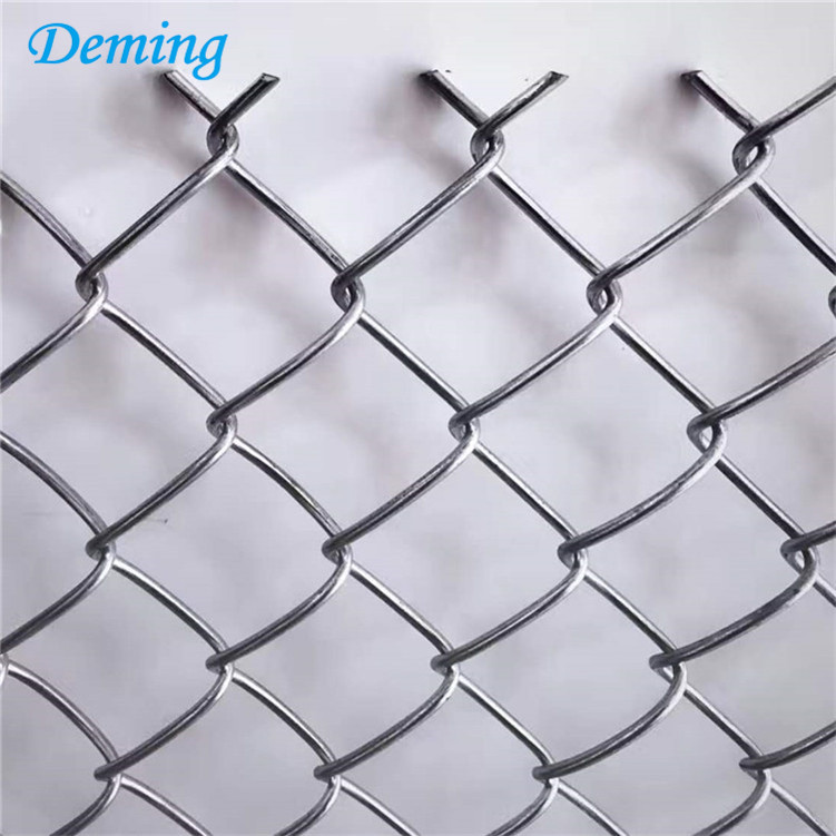 2 in aperture galvanized weave chain link fence fabric