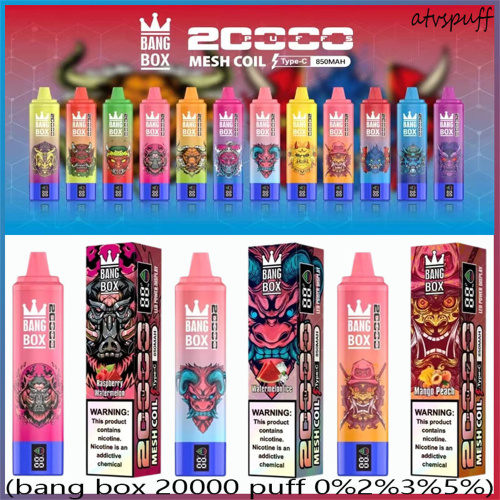 Bang Box 20000 Puffs LED Hiển thị Vape Poland dùng một lần