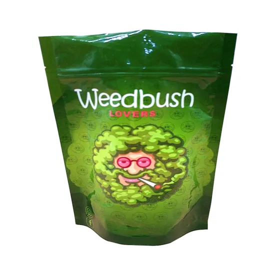 Resealable tea storage plastic packaging bag with zipper