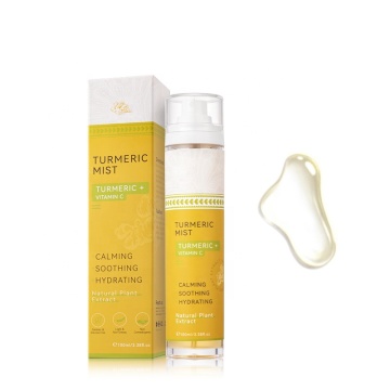 Soothing Clear Turmeric Mist Spray 100ml: Hydrates, Smoothes Skin, Vitamin C for Dark Spots, Ginger Facial Toner