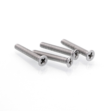 Stainless steel cross recessed countersunk head bolts