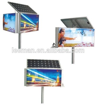 Leeman Group Solar Power LED Display Screen Video Advertising Bill board