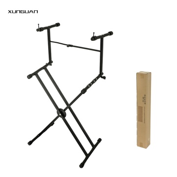 KS-88 x dubbele muziek piano toetsenbordinstrument stand vloer verstelbare houder