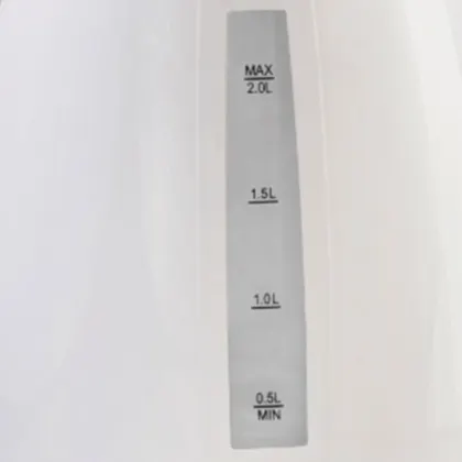 Custom Brand 2200W 2L Electric Kettle with Transparent Water Window and Plastic Plate