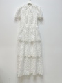 Γυναικείο φόρεμα λευκής δαντέλας