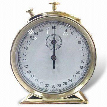 Stop Clock with Metal Case and Mechanical Movement