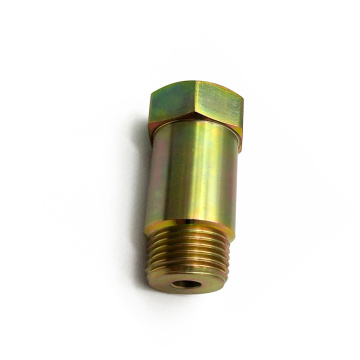 Conector de zinco de cor de 45mm M18X1.5 extensão do sensor de oxigênio