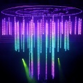 Music Light Sync Disco Round LED Meteor Tube Light